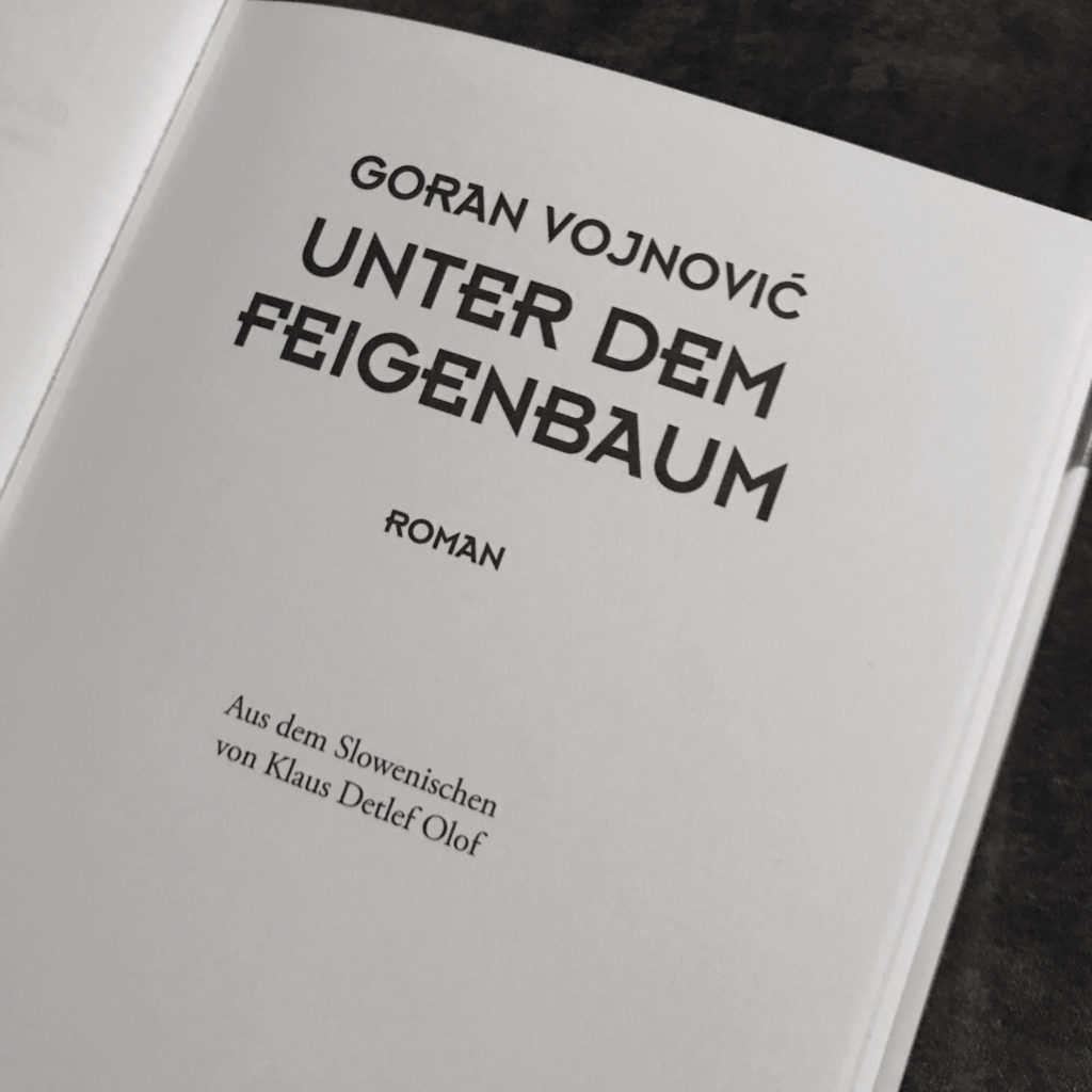 Buchcover "Unter dem Feigenbaum"