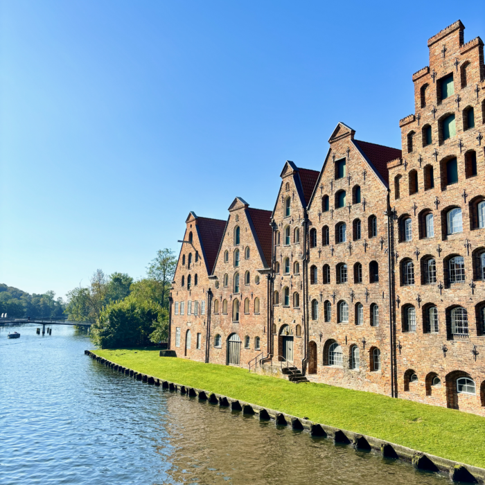 Die Salzspeicher an der Trave in Lübeck